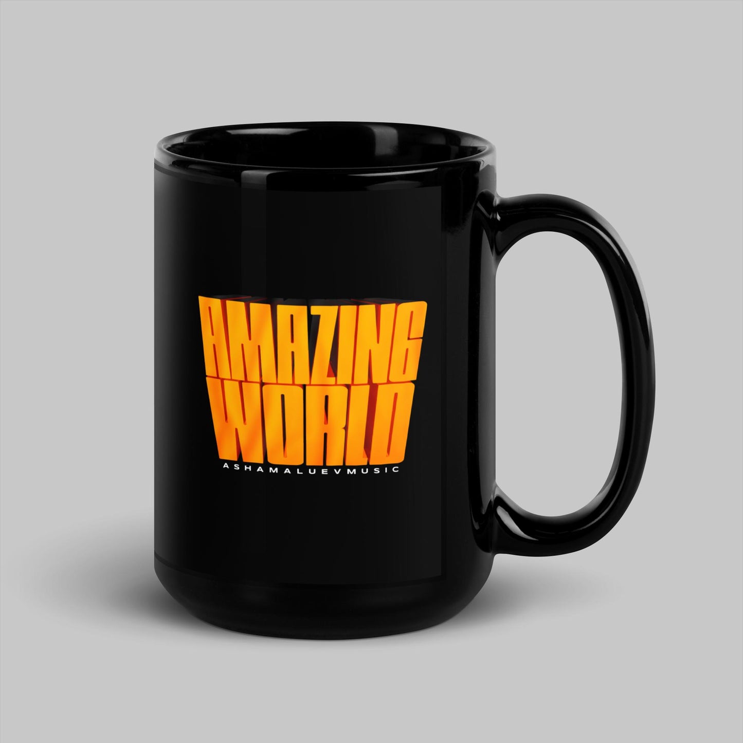 Amazing World Black Mug IV