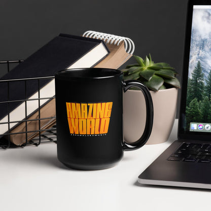 Amazing World Black Mug IV
