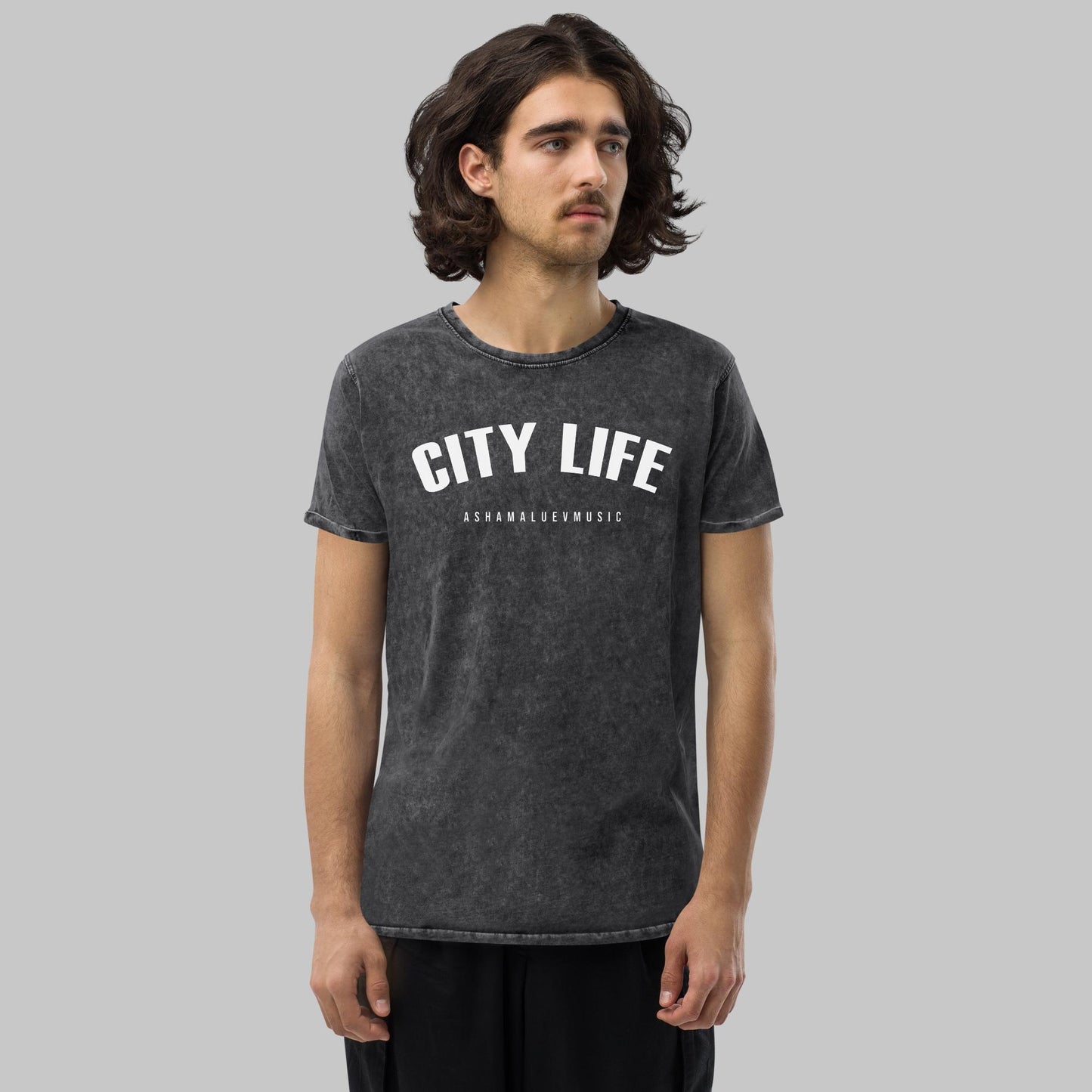 City Life Denim T-Shirt