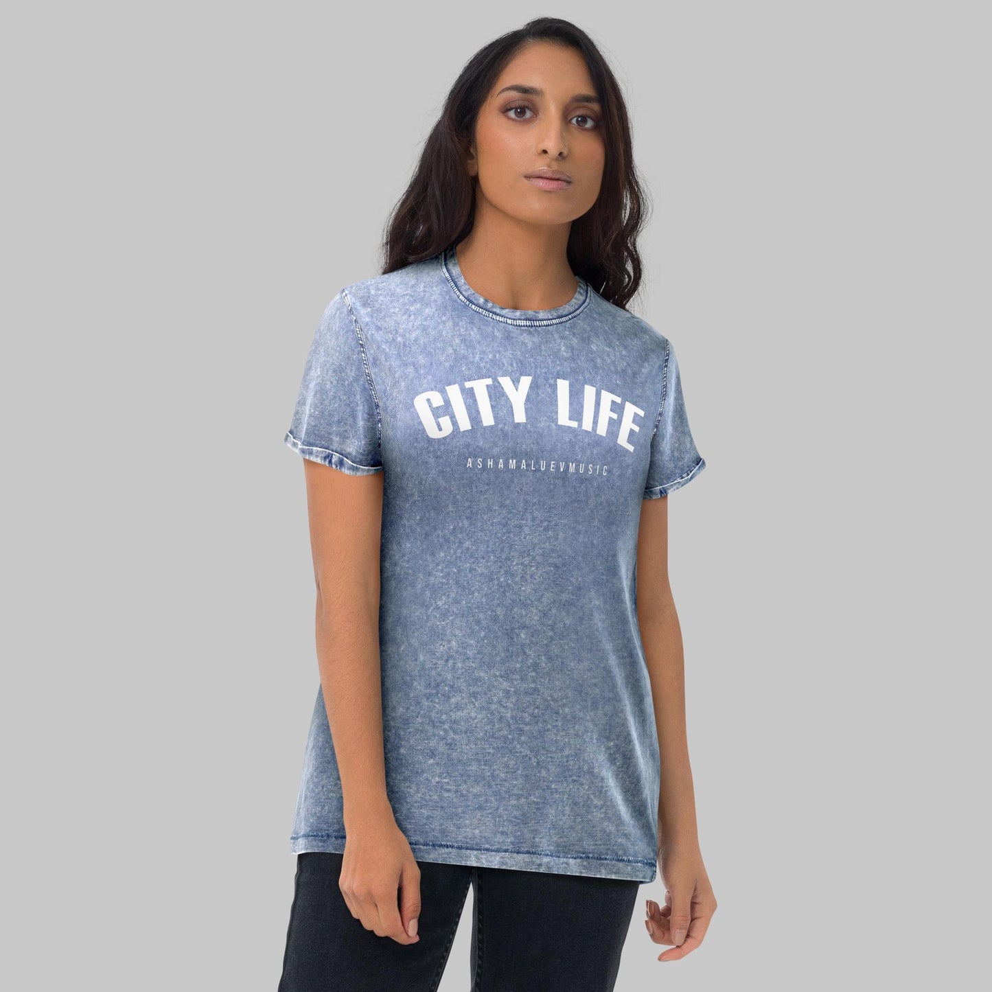 City Life Denim T-Shirt