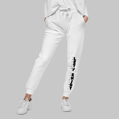Let's Enjoy Unisex Fleece Sweatpants