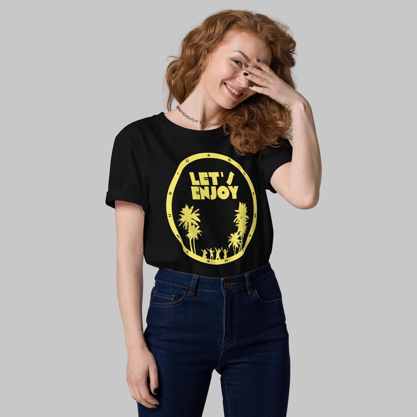 Let's Enjoy Unisex Organic Cotton T-shirt