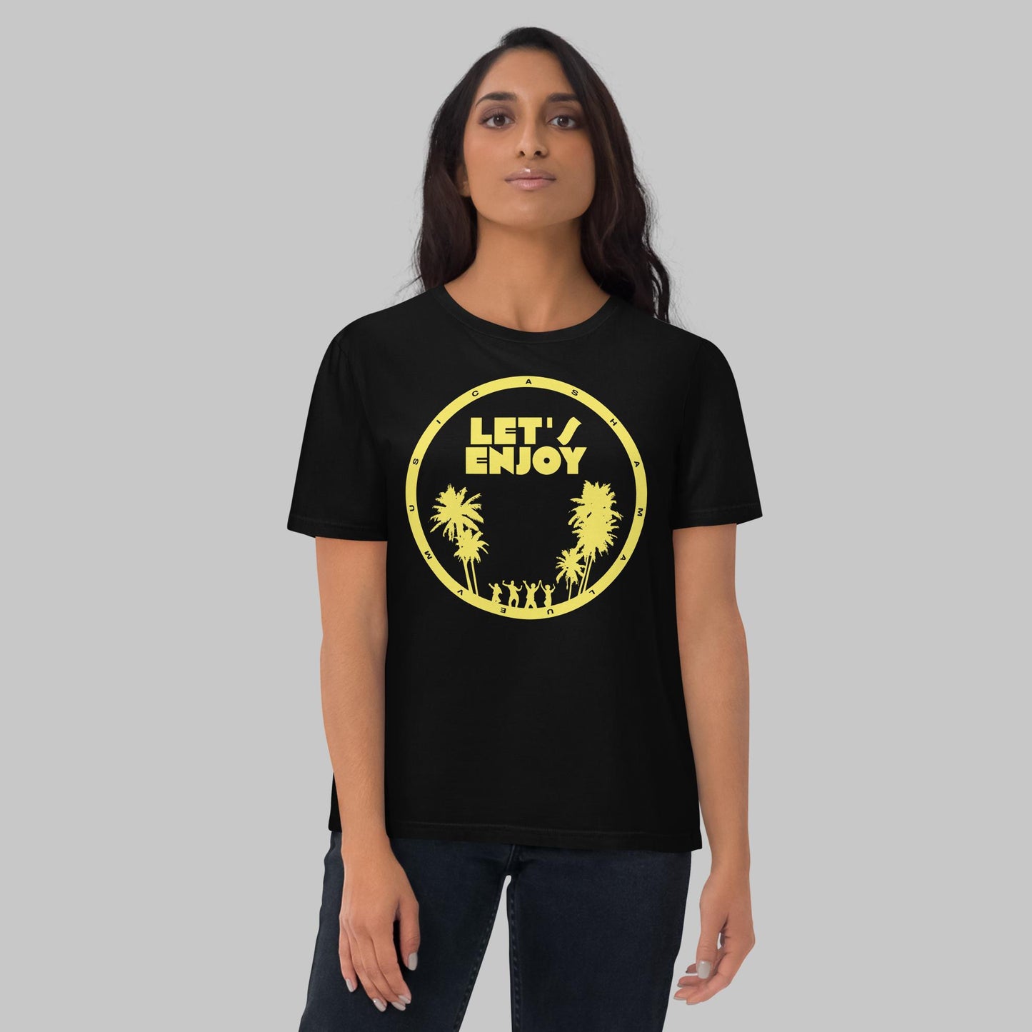 Let's Enjoy Unisex Organic Cotton T-shirt