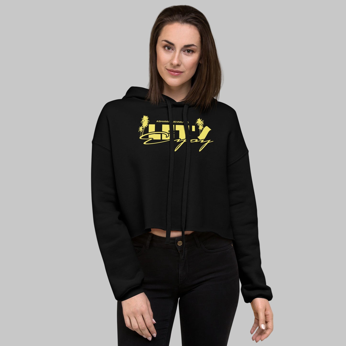 Let's Enjoy Women's Crop Hoodie
