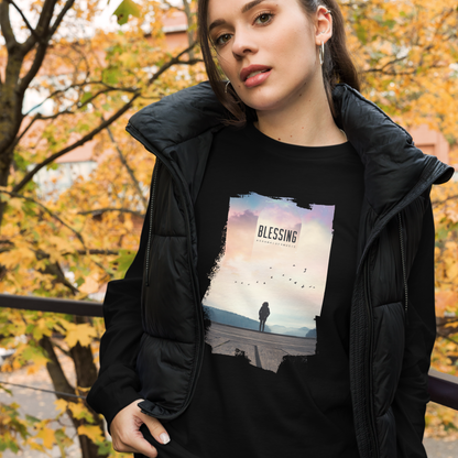 long sleeve t-shirt blessing ashamaluevmusic cover art black