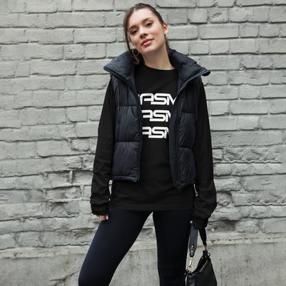 Long Sleeve T-shirt Logo AShamaluevMusic Black Women